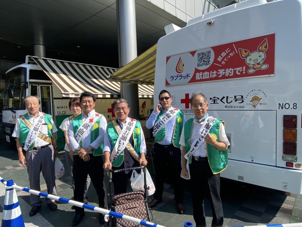 福岡ノーマライゼーションLC　街頭献血活動　報告