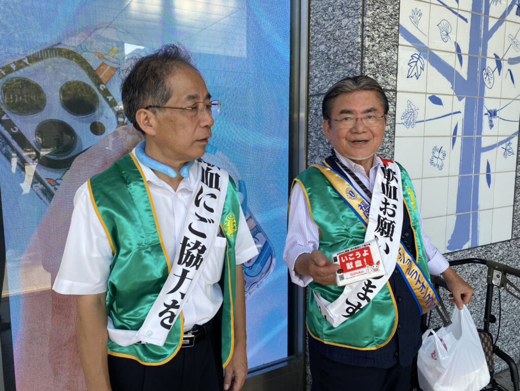 福岡ノーマライゼーションLC　街頭献血活動　報告