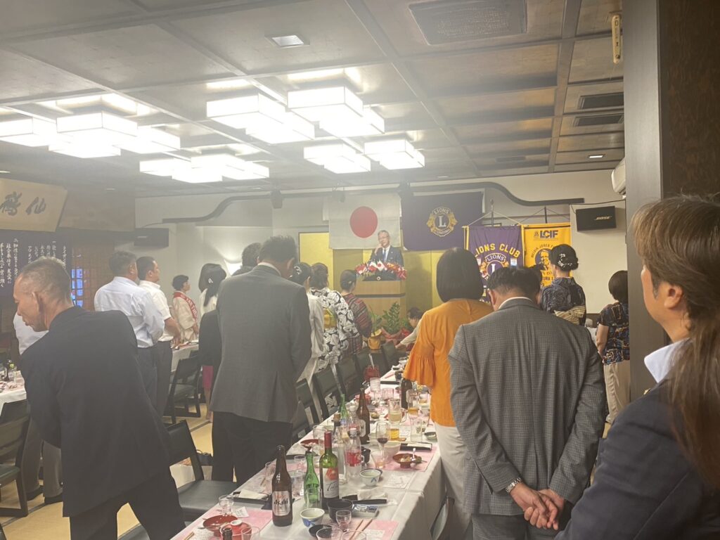 福岡大樹LC　福岡桜ライオンズクラブ納涼例会に参加いたしました