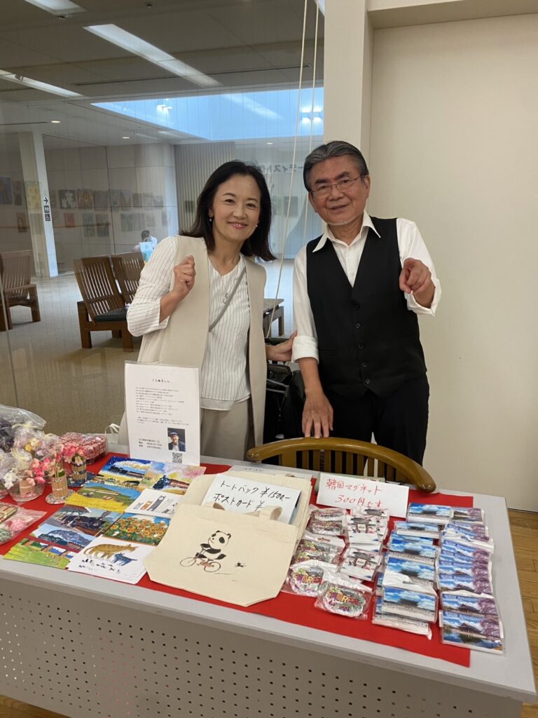 福岡大樹LC　福岡ノーマライゼーションLC共催の日韓障がい者美術交流会に参加