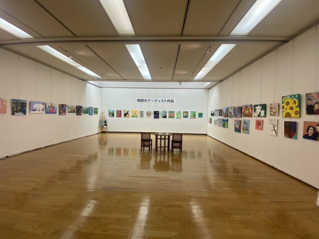 福岡大樹LC　福岡ノーマライゼーションLC共催の日韓障がい者美術交流会に参加