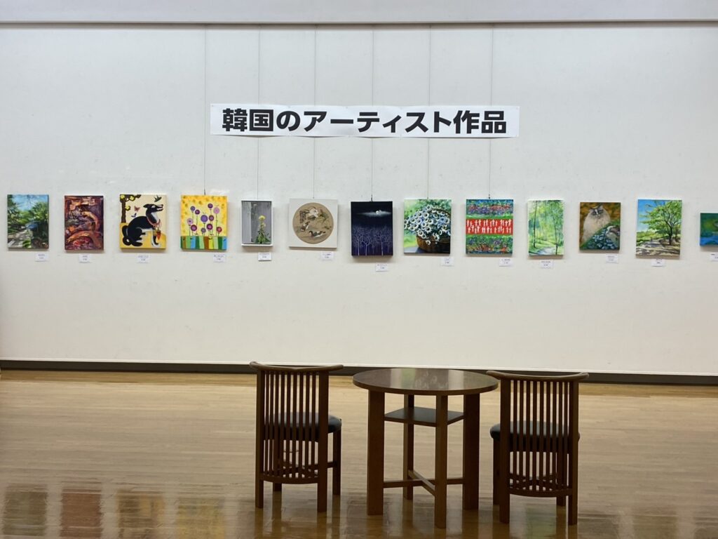 福岡大樹LC　福岡ノーマライゼーションLC共催の日韓障がい者美術交流会に参加