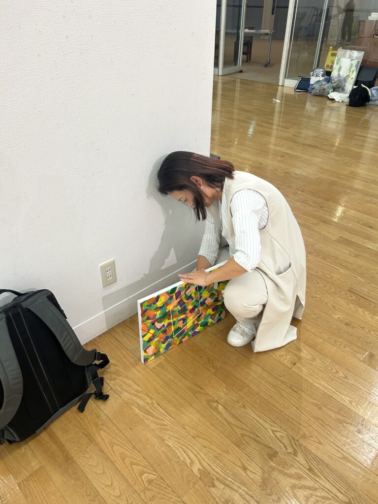 福岡大樹LC　福岡ノーマライゼーションLC共催の日韓障がい者美術交流会に参加