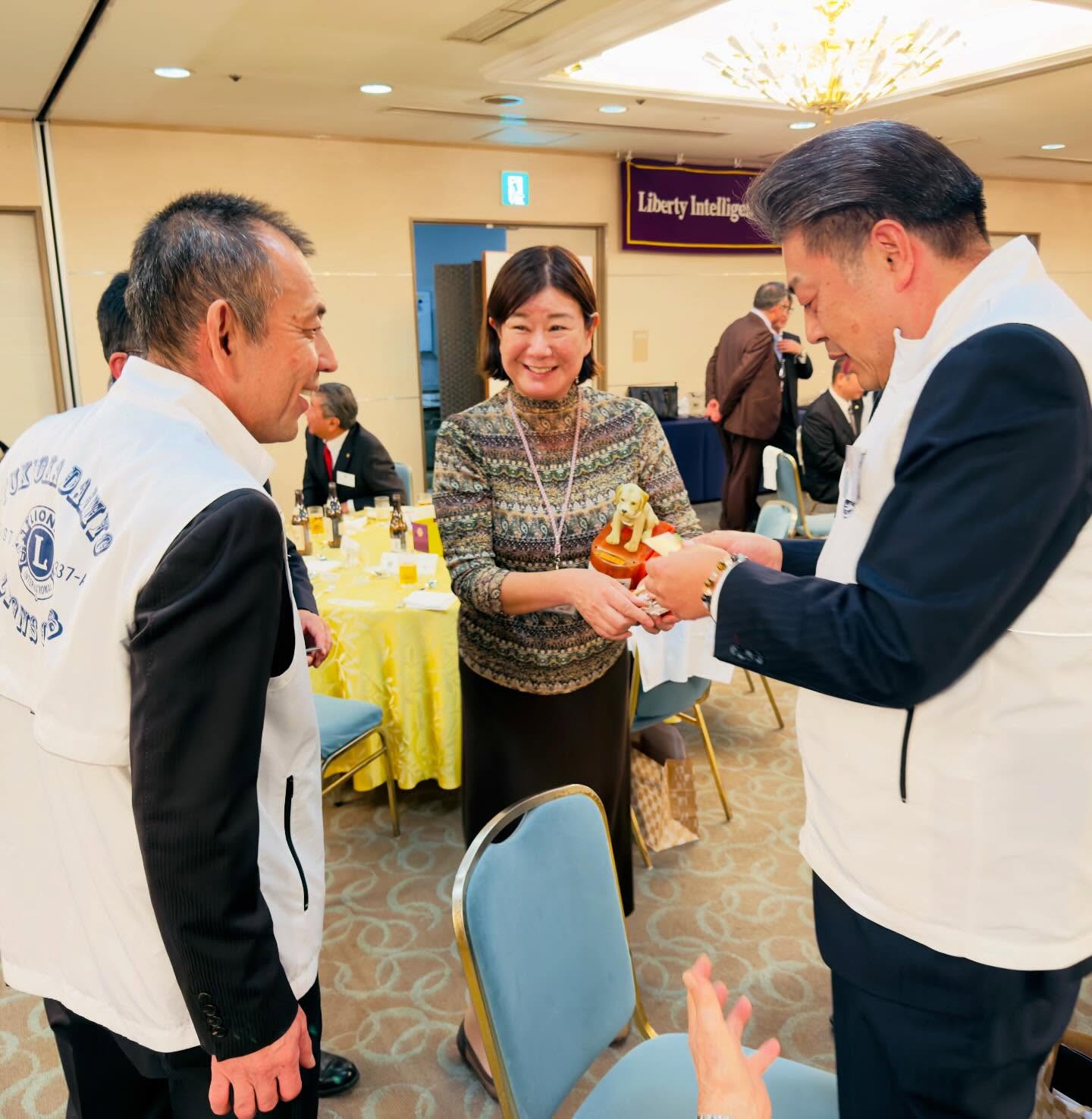 福岡大名LC 『京都嵯峨野ライオンズクラブ39周年記念例会』参列