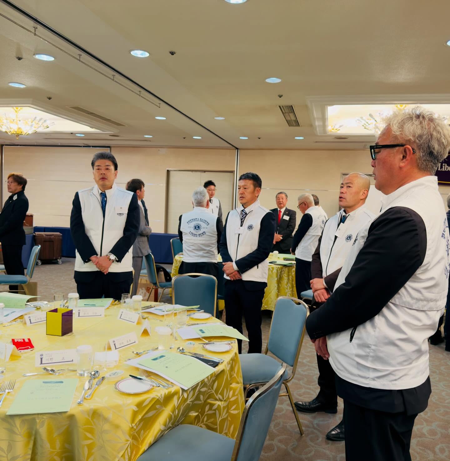 福岡大名LC 『京都嵯峨野ライオンズクラブ39周年記念例会』参列