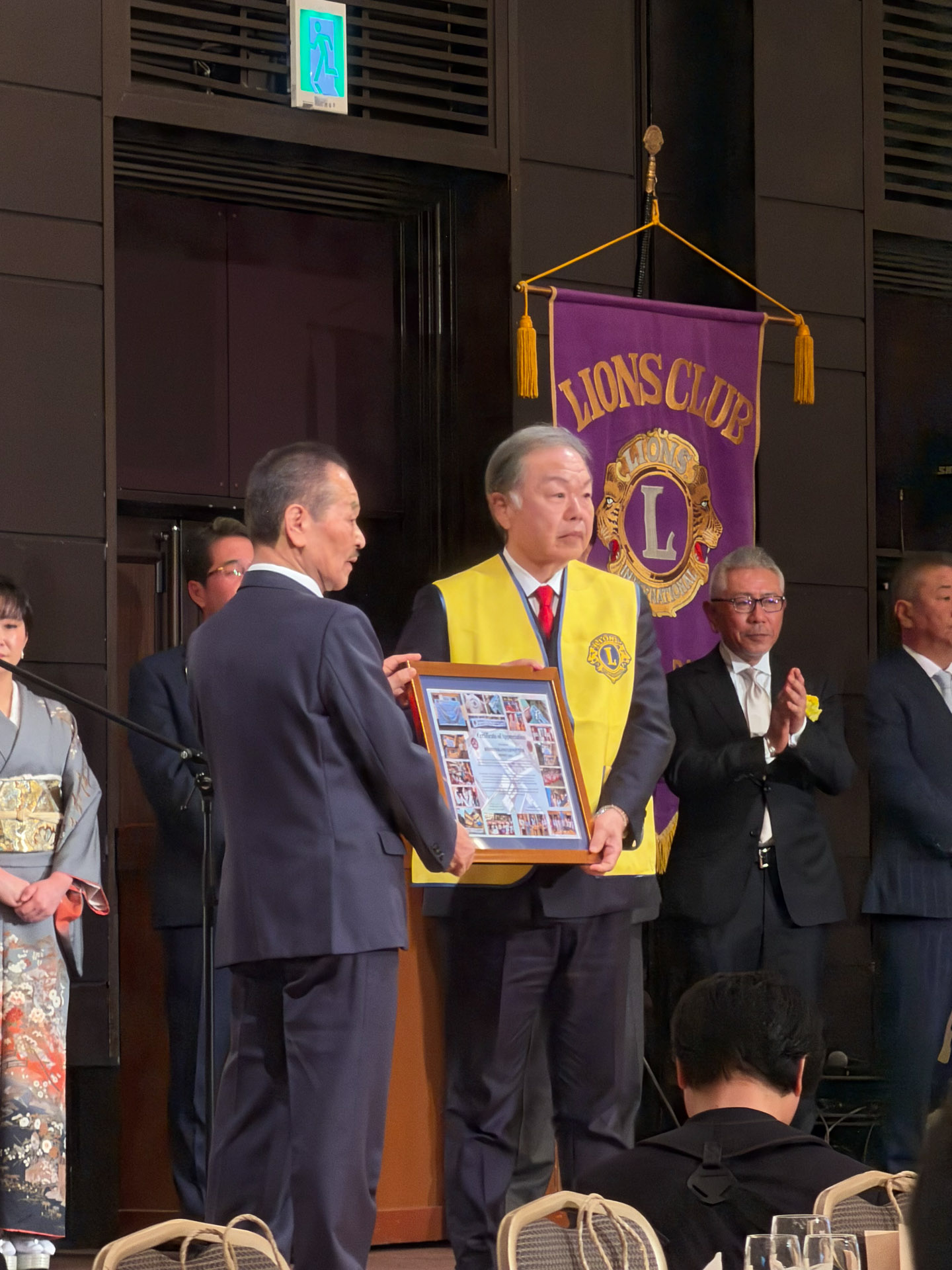 福岡大名ライオンズクラブ結成40周年記念式典 報告