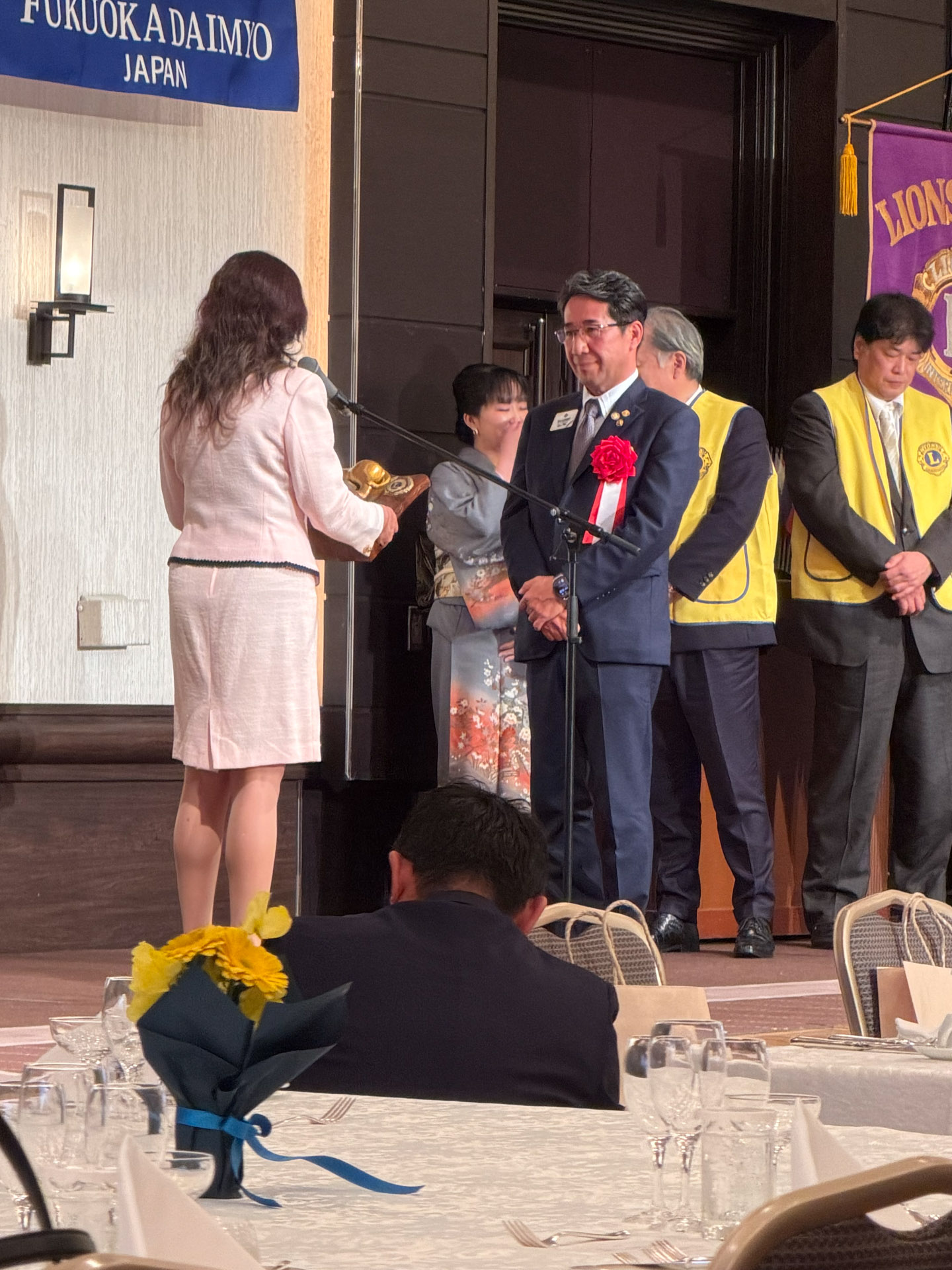 福岡大名ライオンズクラブ結成40周年記念式典 報告