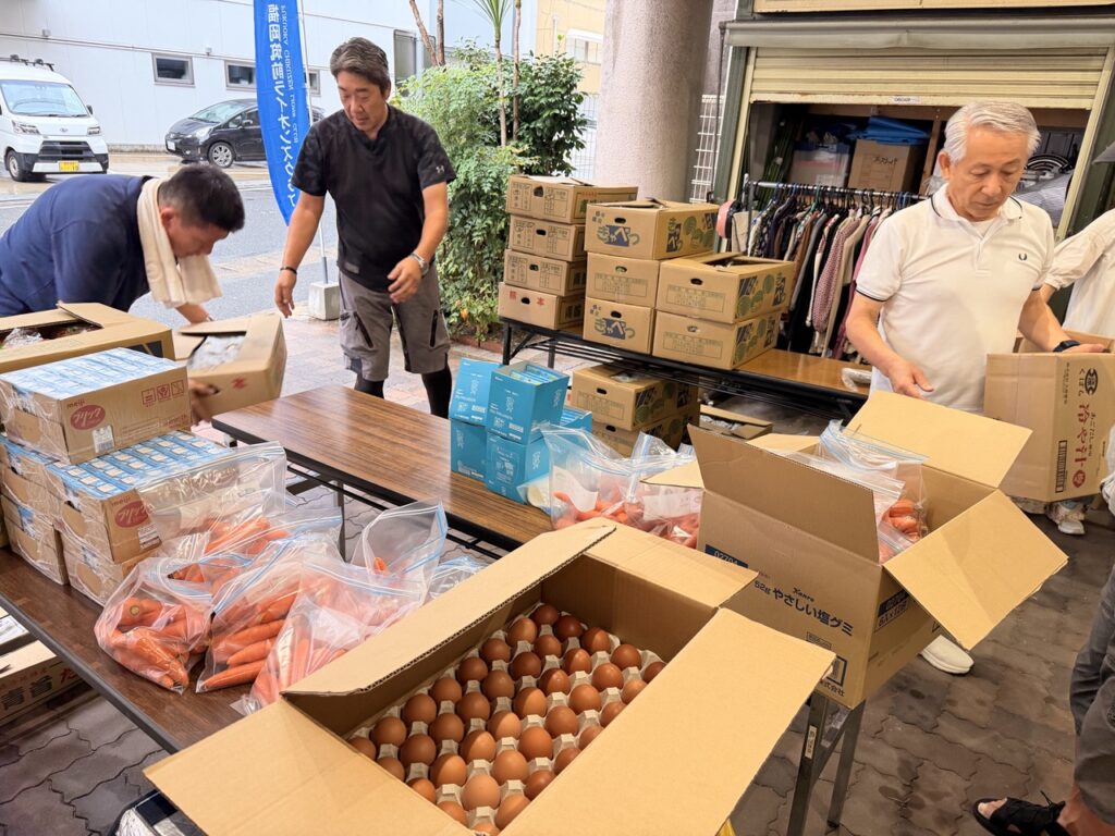 福岡筑前LC　子ども食堂“絆”＆ひとり親世帯向けFood Support 活動報告