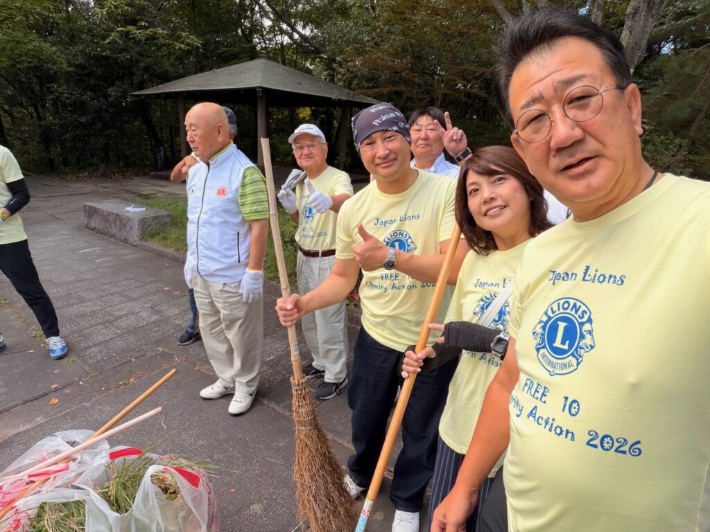 福岡筑前LC　西公園清掃活動と子ども食堂“絆” 活動報告