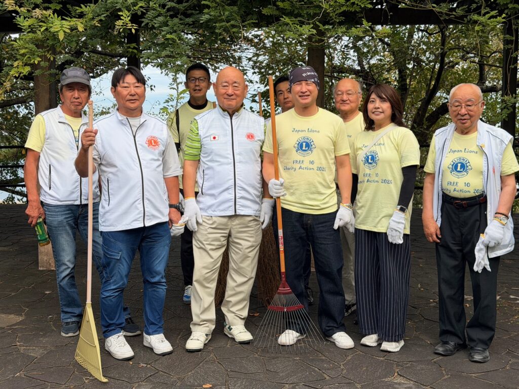 福岡筑前LC　西公園清掃活動と子ども食堂“絆” 活動報告